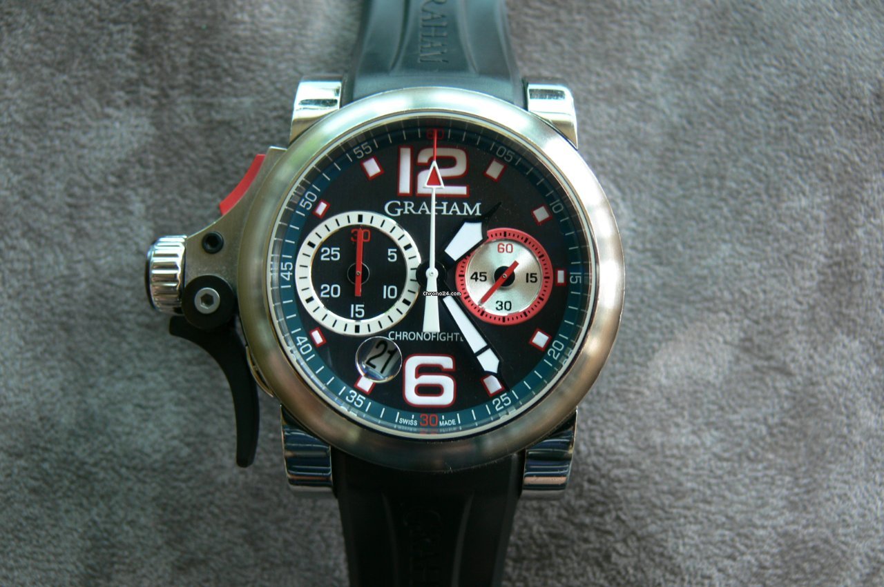 IMG_9081 Graham Chronofighter R.A.C. Mens watch Unisex Automatic Steel 2TRAS. Replica 8