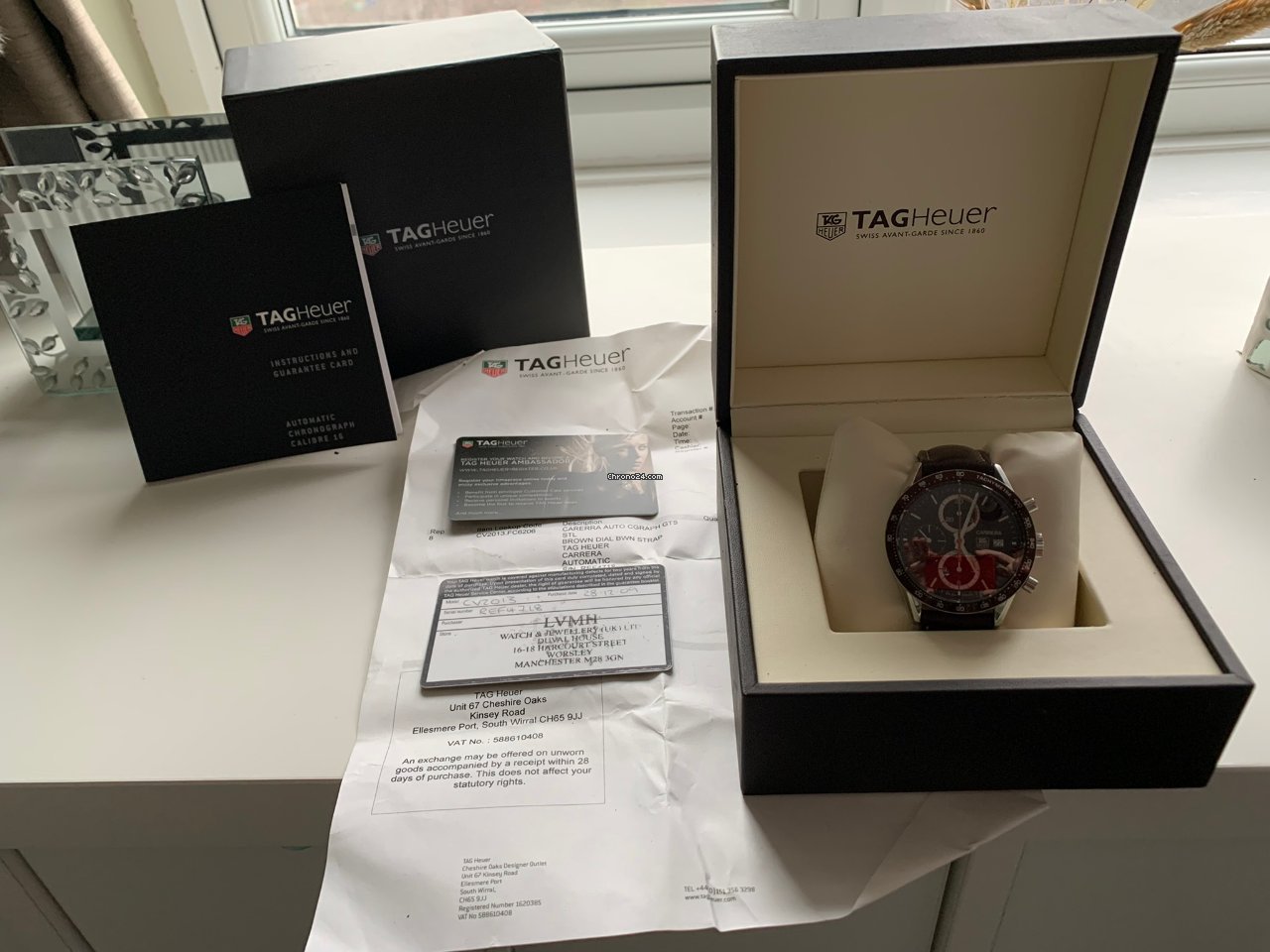 TAG Heuer Carrera Calibre 16 Mens watch Unisex Automatic Steel CV2013 Replica 8