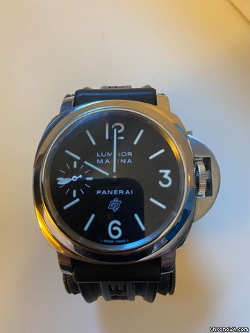 IMG_9081 Panerai Luminor Marina Mens watch Unisex Manual winding Steel PAM 00005 Replica 8