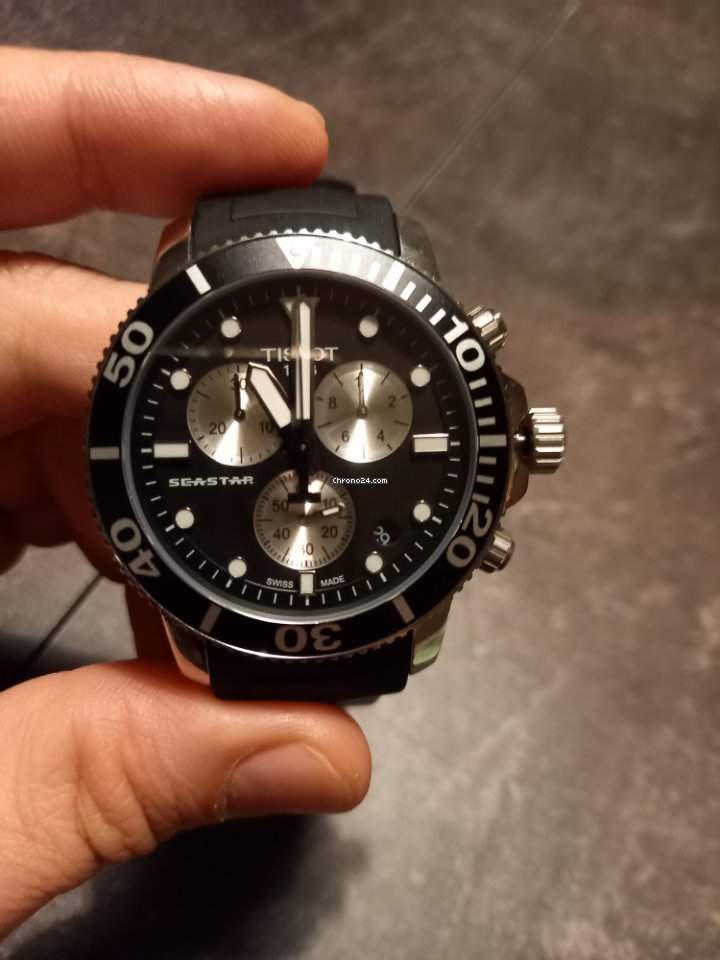 Tissot Seastar 1000 Mens watch Unisex Quartz Steel T120.417.17.051.00 Replica 8