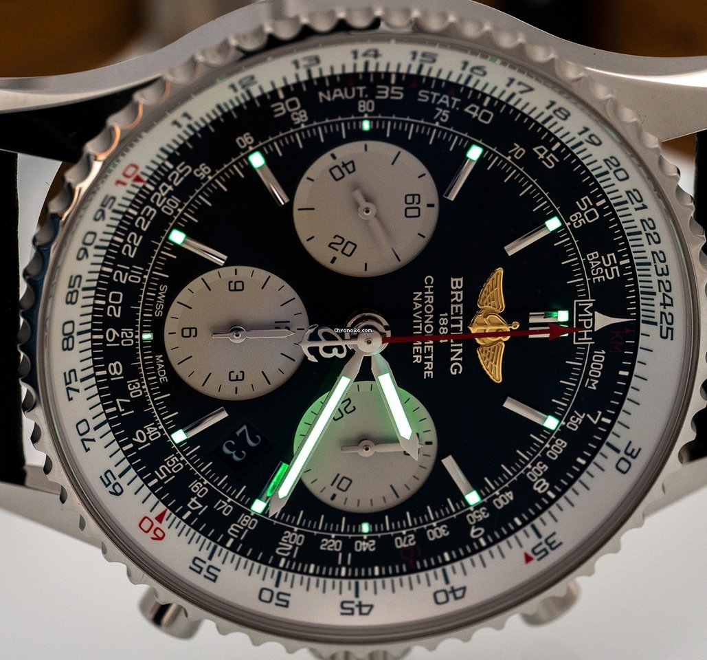 IMG_9081 Breitling Navitimer 01 Mens watch Unisex Automatic Steel AB012012 BB01 Replica 8