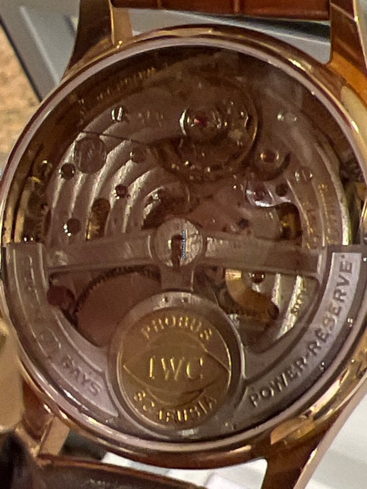 IWC Portuguese Perpetual Calendar Mens watch Unisex Automatic Rose gold IW502213 Replica 8