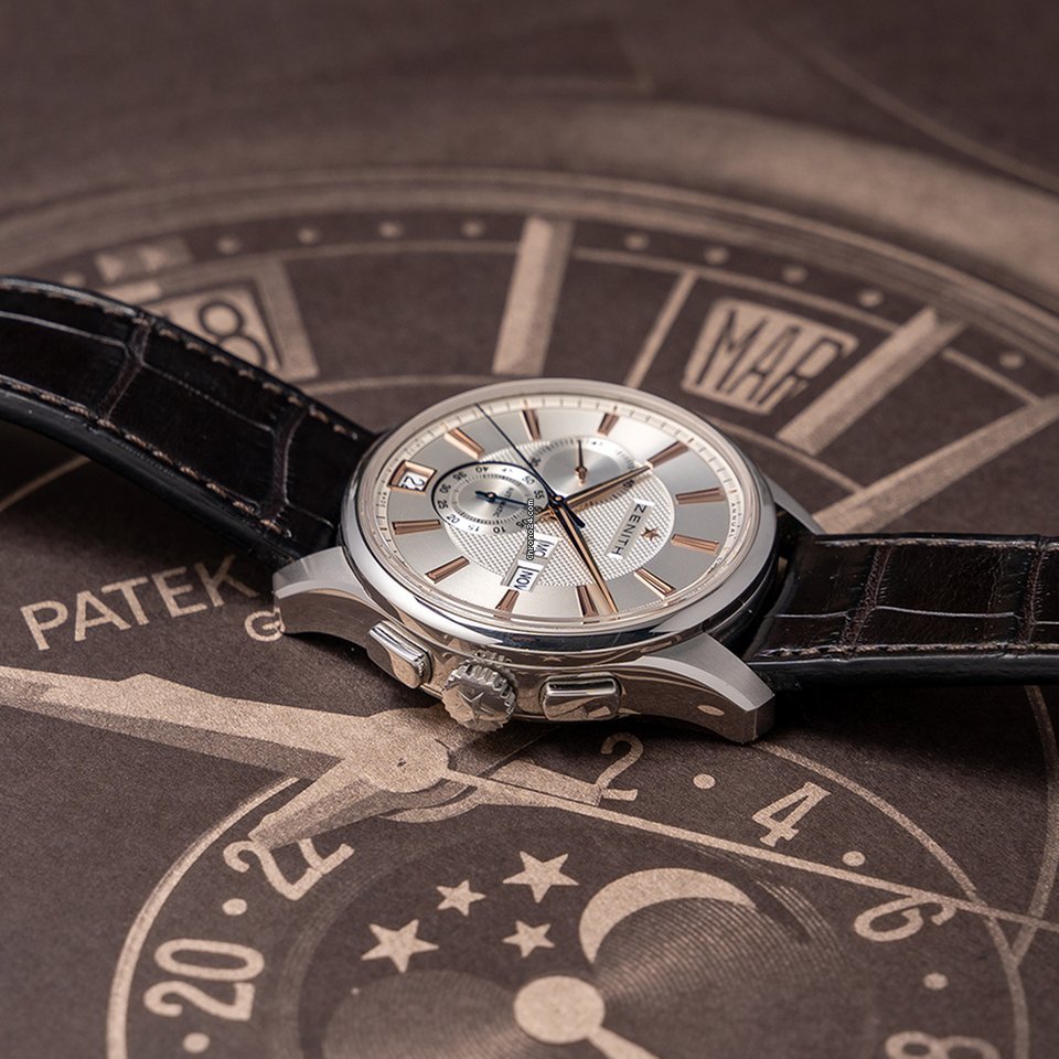 IMG_9081 Zenith El Primero Winsor Annual Calendar Mens watch Unisex Automatic Steel 03.2070.4054 02.C711 Replica 8
