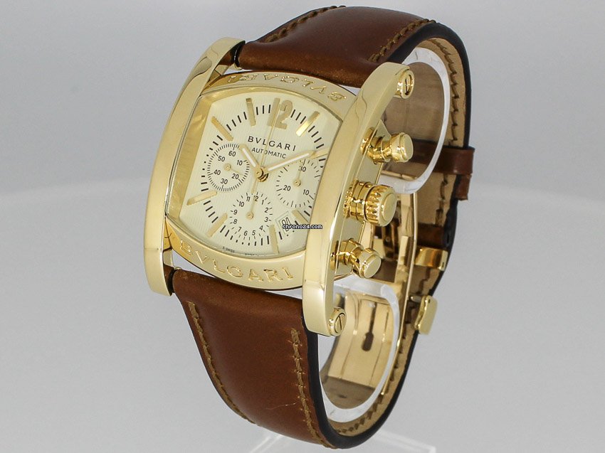Bulgari Assioma Mens watch Unisex Automatic Yellow gold AA 44 G CH Replica 8