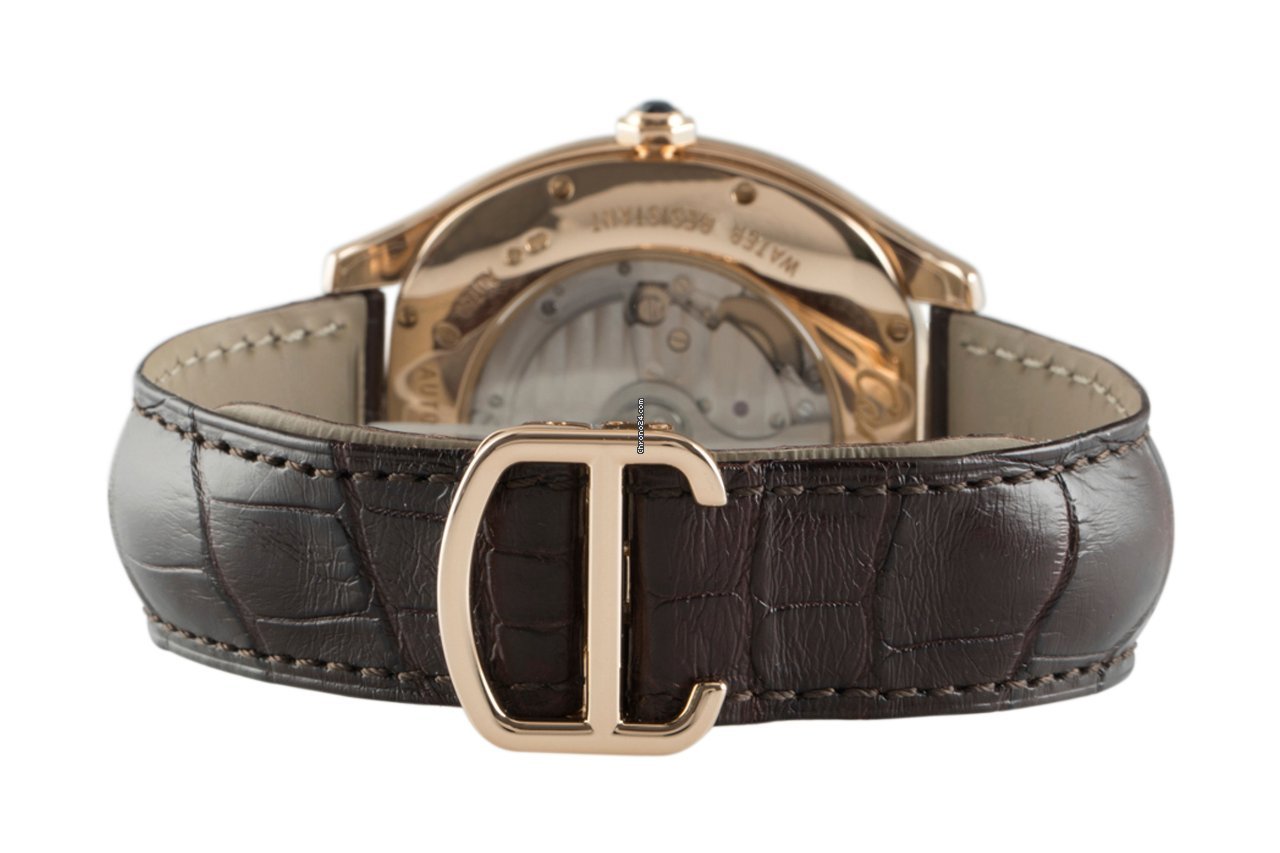 IMG_9081 Cartier Drive de Cartier Mens watch Unisex Automatic Red gold WGNM0003 Replica 8