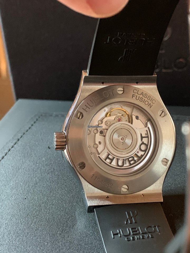 IMG_9081 Hublot Classic Fusion 45, 42, 38, 33 mm Mens watch Unisex Automatic Titanium 542.NX.2611.LR Replica 8