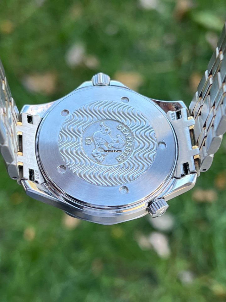 IMG_9081 Omega Seamaster Mens watch Unisex Automatic Gold Steel 2455.80 Replica 8