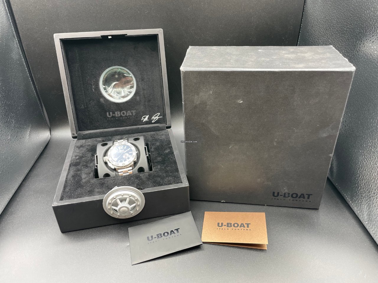 IMG_9081 U-Boat Mens watch Unisex Steel 9099 MT Replica 8