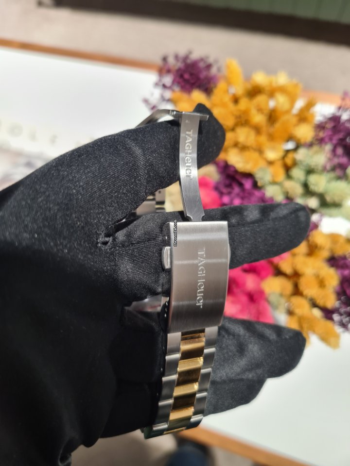 IMG_9081 TAG Heuer Aquaracer Mens watch Unisex Automatic Gold Steel CAP2120 Replica 8