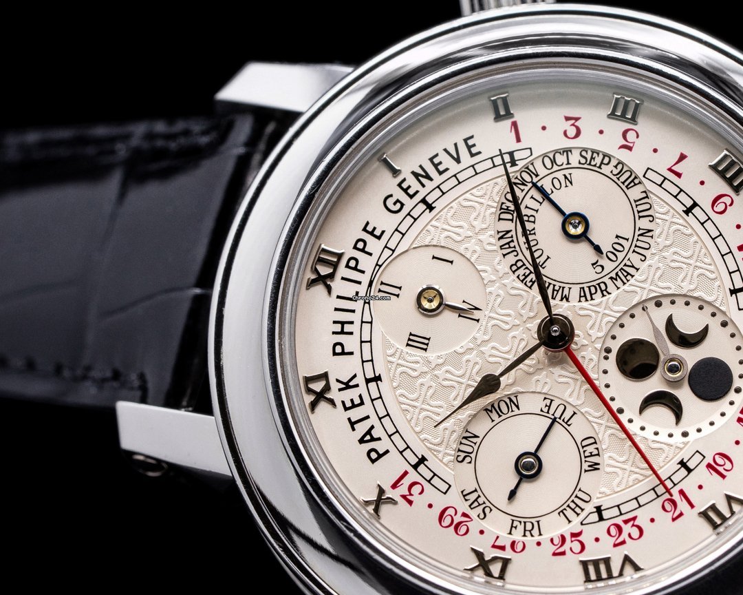 IMG_9081 Patek Philippe Mens watch Unisex Automatic Platinum 5002P-001 Replica 8