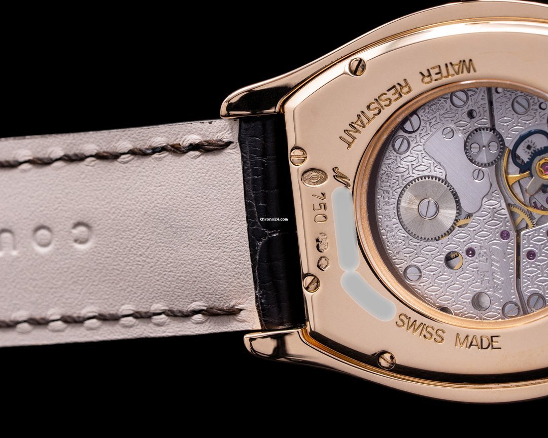 IMG_9081 Cartier Tortue Mens watch Unisex Manual winding Yellow gold 2496C Replica 8