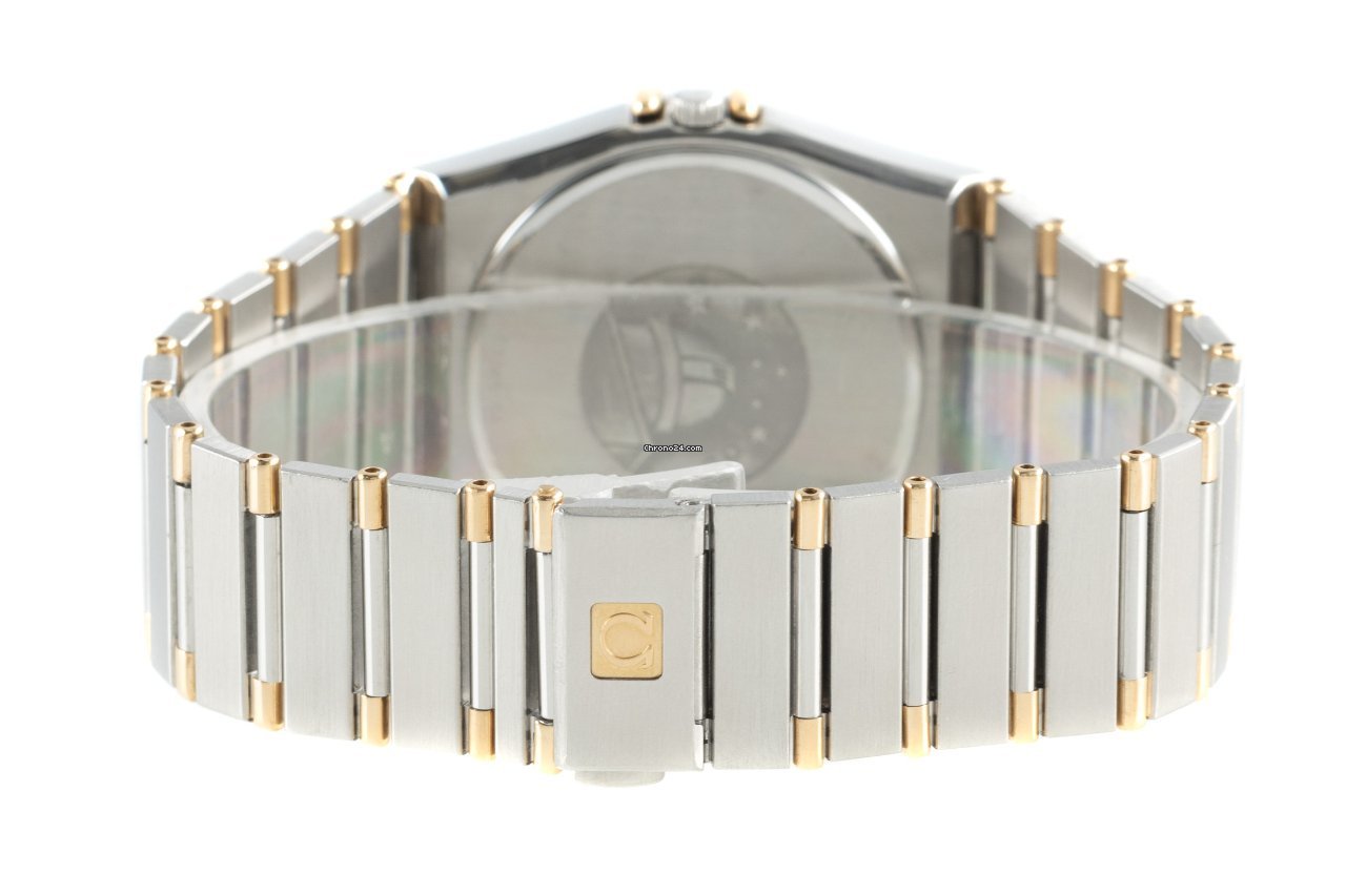 IMG_9081 Omega Constellation Day-Date Mens watch Unisex Quartz Gold Steel 396.1070.1 Replica 8