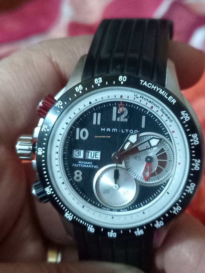 IMG_9081 Hamilton Khaki Pilot Day Date Mens watch Unisex Automatic Steel H717260 Replica 8