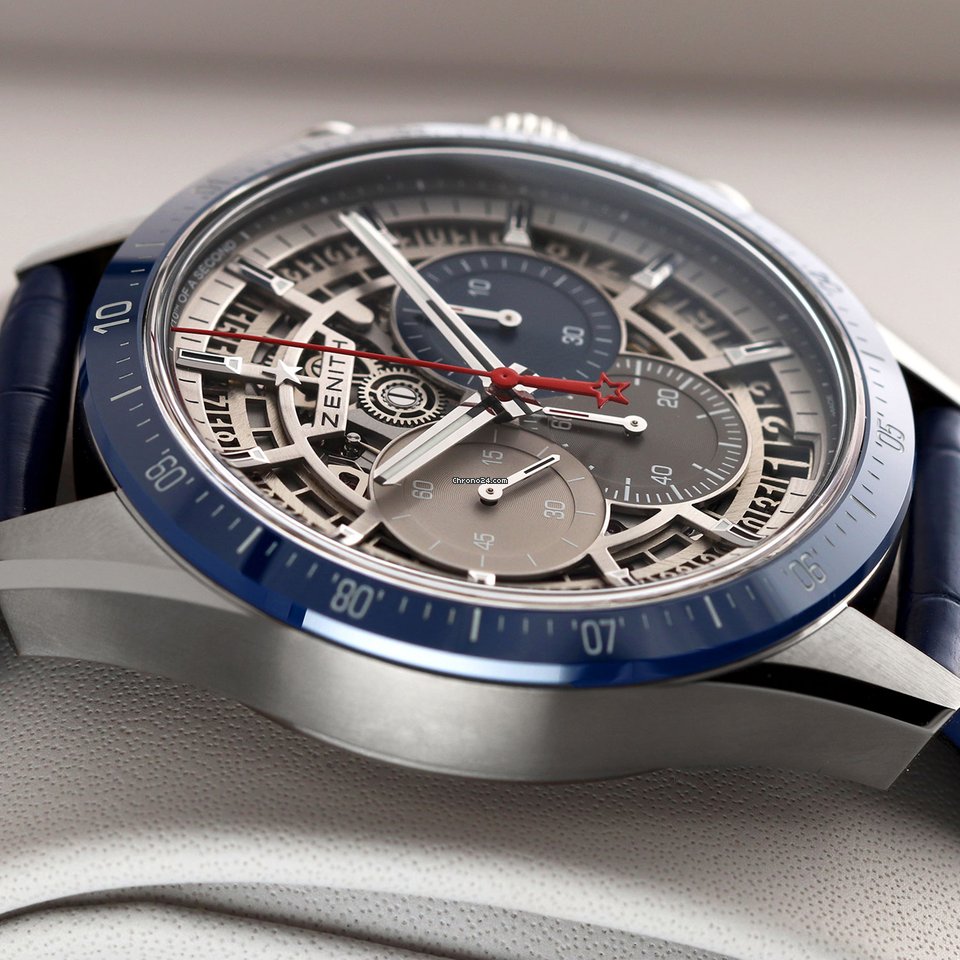 Zenith El Primero Chronomaster Mens watch Unisex Automatic Titanium 95.3002.3600 69.c818 Replica 8