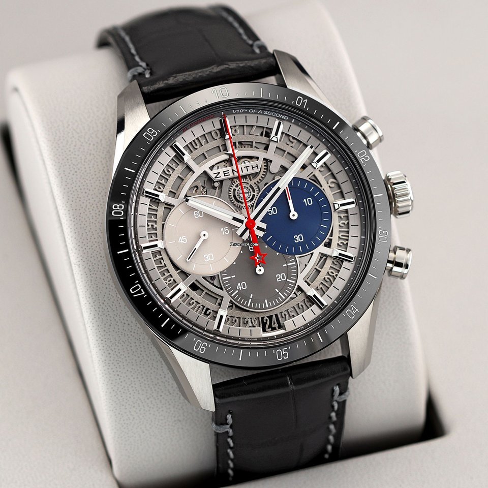 IMG_9081 Zenith El Primero Chronomaster Mens watch Unisex Automatic Titanium 95.3001.3600 69.c817 Replica 8