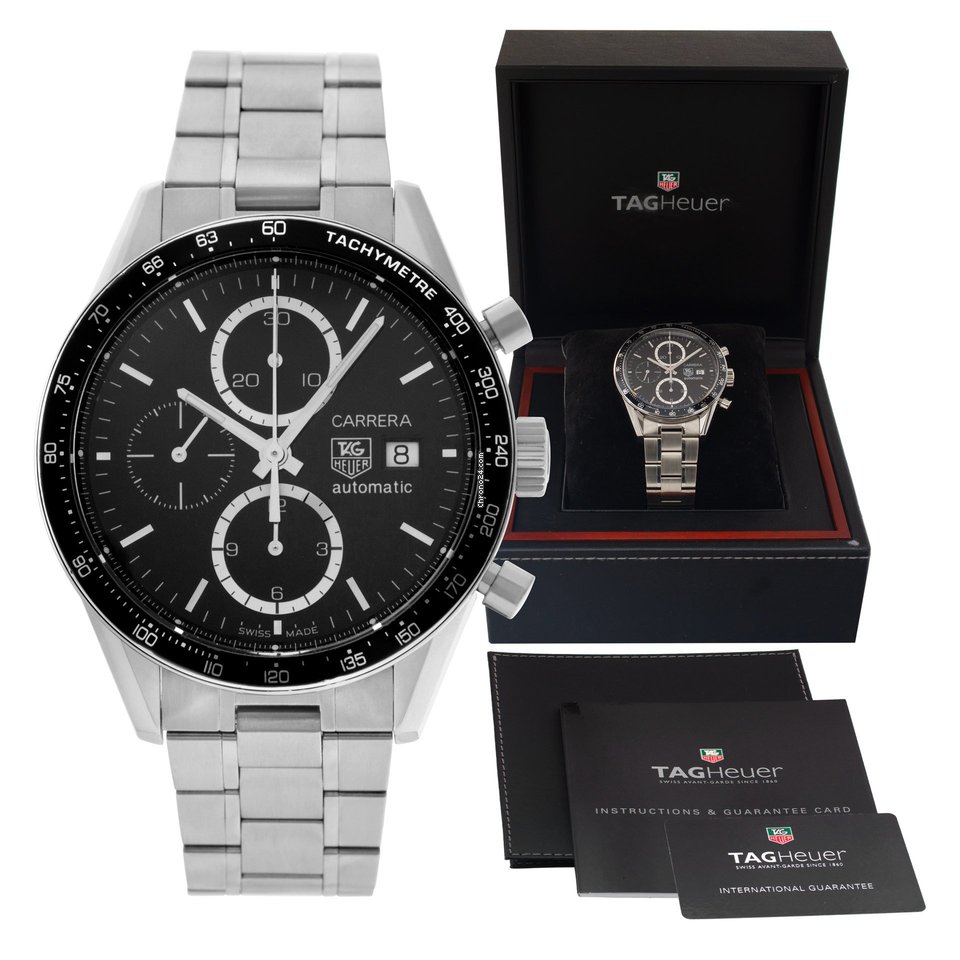 TAG Heuer Carrera Calibre 16 Mens watch Unisex Automatic Steel CV2010-1 Replica 8