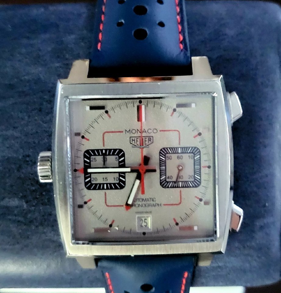 IMG_9081 TAG Heuer Monaco Mens watch Unisex Automatic Steel CAW211X.FC6468 Replica 8