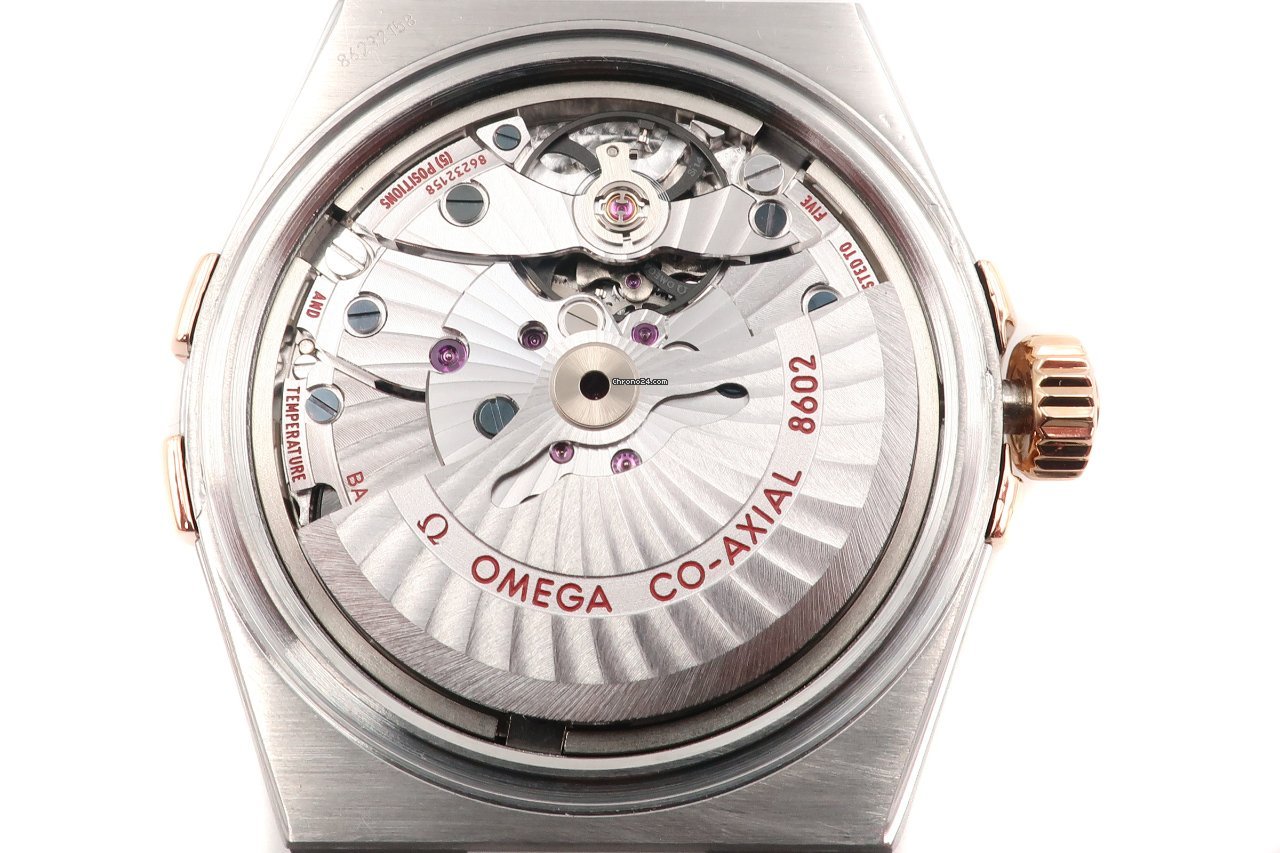 Omega Constellation Day-Date Mens watch Unisex Automatic Gold Steel 123.20.38.22.02.001 Replica 8