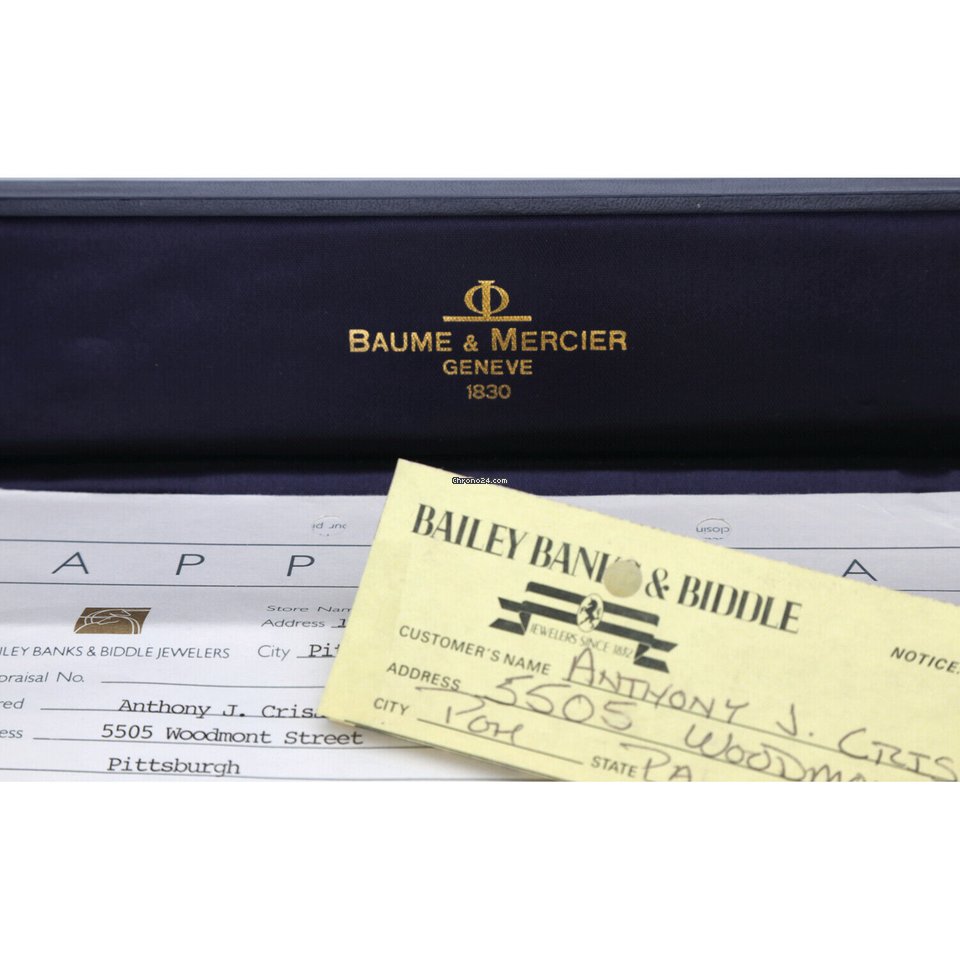 IMG_9081 Baume & Mercier Mens watch Unisex Quartz Yellow gold 95600 Replica 8