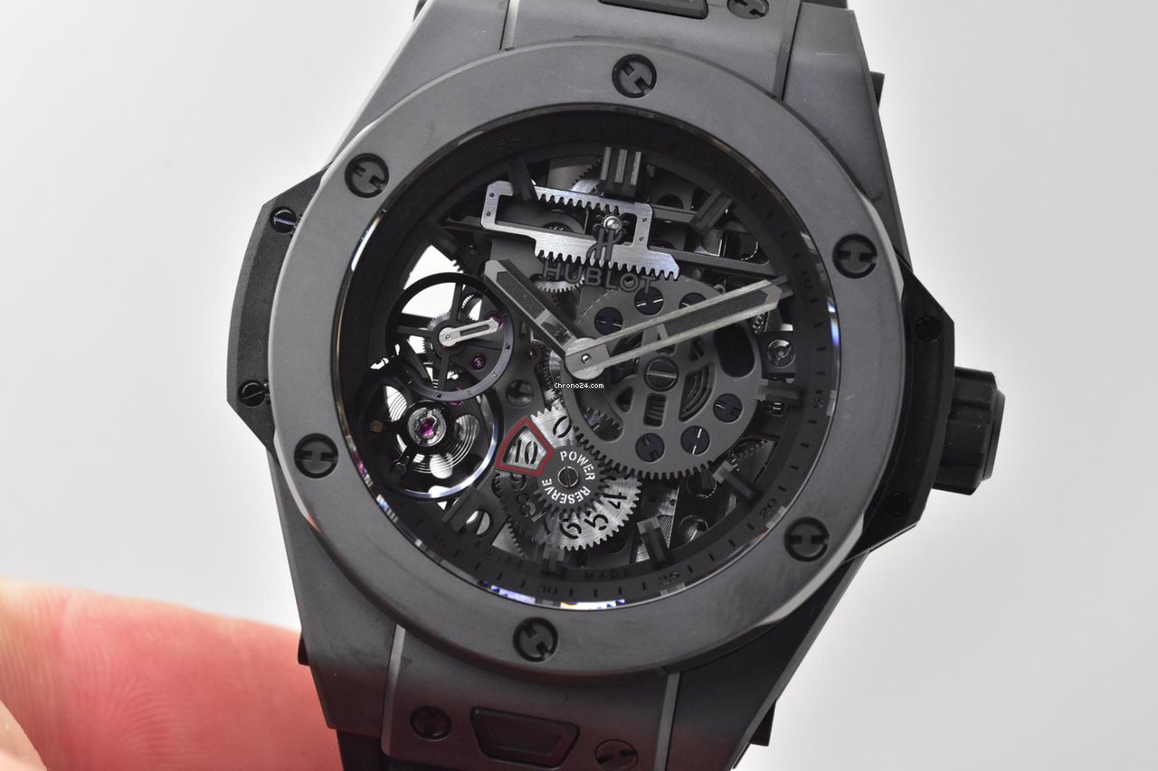 Hublot Big Bang Meca-10 Mens watch Unisex Manual winding Ceramic 414.C1.1110.RX Replica 8