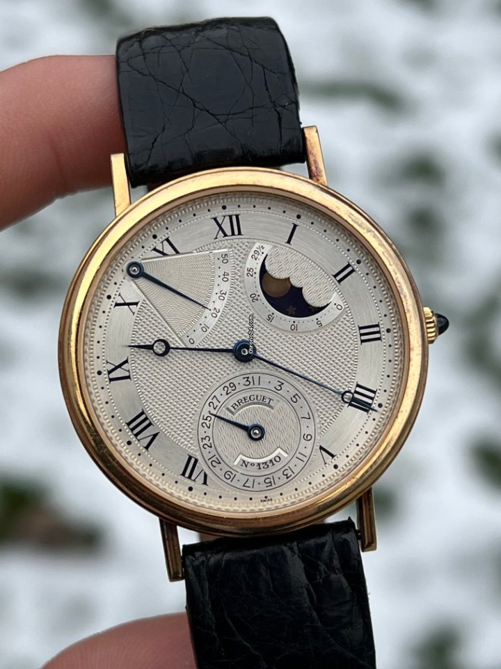 Breguet Classique Mens watch Unisex Automatic Yellow gold 3130 Replica 8