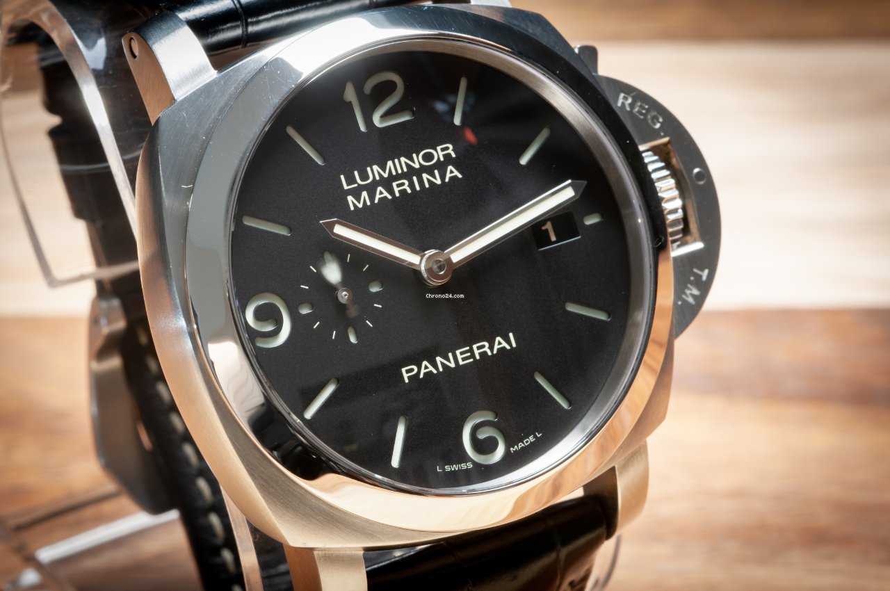 IMG_9081 Panerai Luminor Marina 1950 3 Days Automatic Mens watch Unisex Automatic Steel PAM 00312 Replica 8