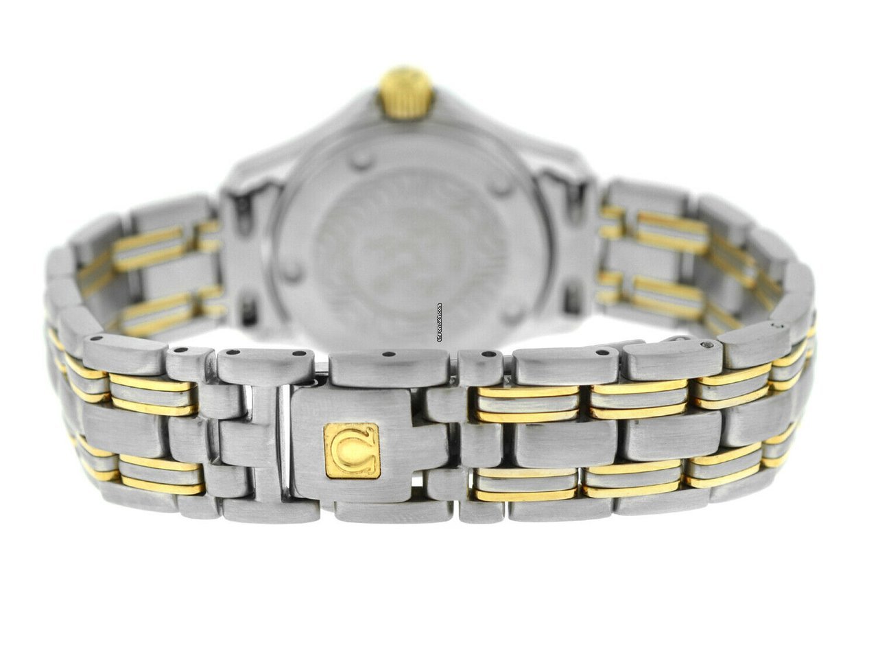 IMG_9081 Omega Seamaster Womens watch Quartz Gold Steel 2371.10 Replica 8