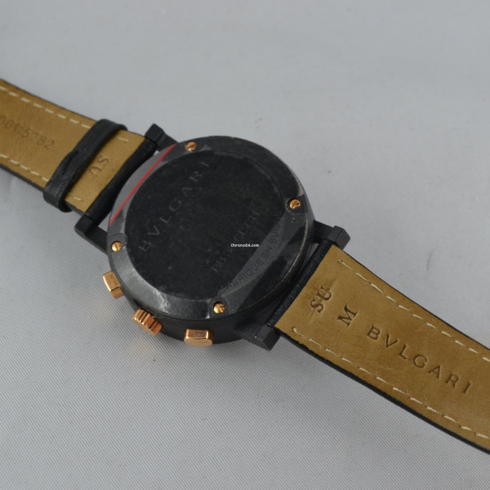 Bulgari Bulgari Mens watch Unisex Quartz Carbon BB 38 CL CH Replica 8