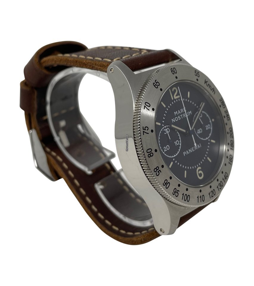 IMG_9081 Panerai Mare Nostrum Mens watch Unisex Manual winding Steel PAM 00716 Replica 8