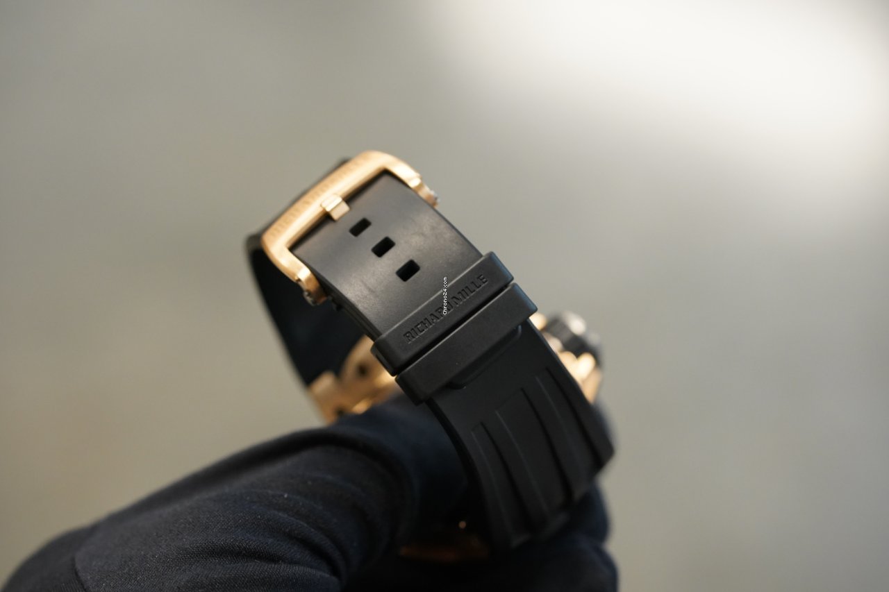 IMG_9081 Richard Mille RM 028 Mens watch Unisex Automatic Rose gold rm028 Replica 8