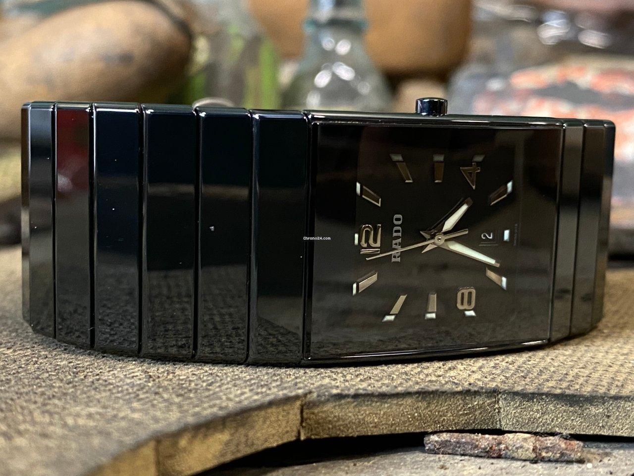 Rado Diastar Mens watch Unisex Quartz Ceramic 152.0347.3 Replica 8