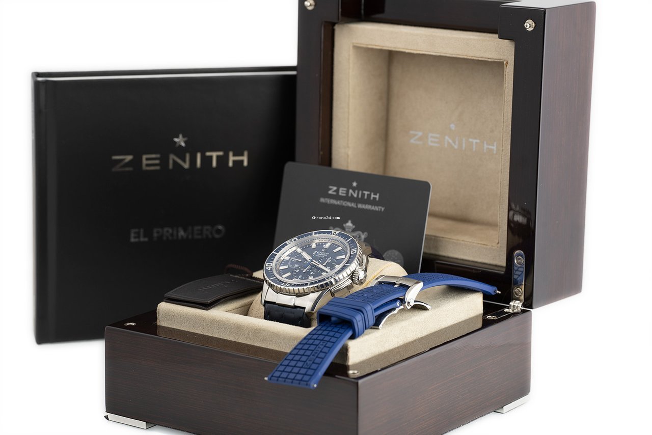 Zenith El Primero Stratos Flyback Mens watch Unisex Automatic Steel 03.2067.405 Replica 8
