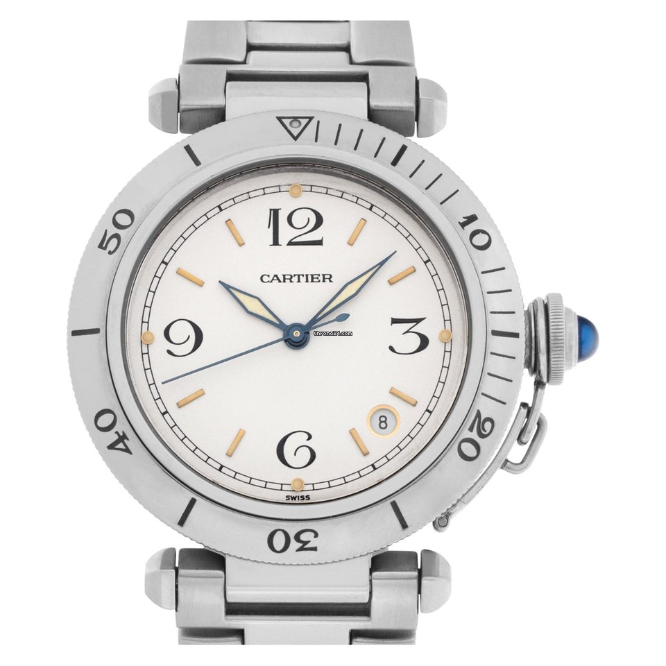 IMG_9081 Cartier Pasha Mens watch Unisex Automatic Steel W3104H3 Replica 8