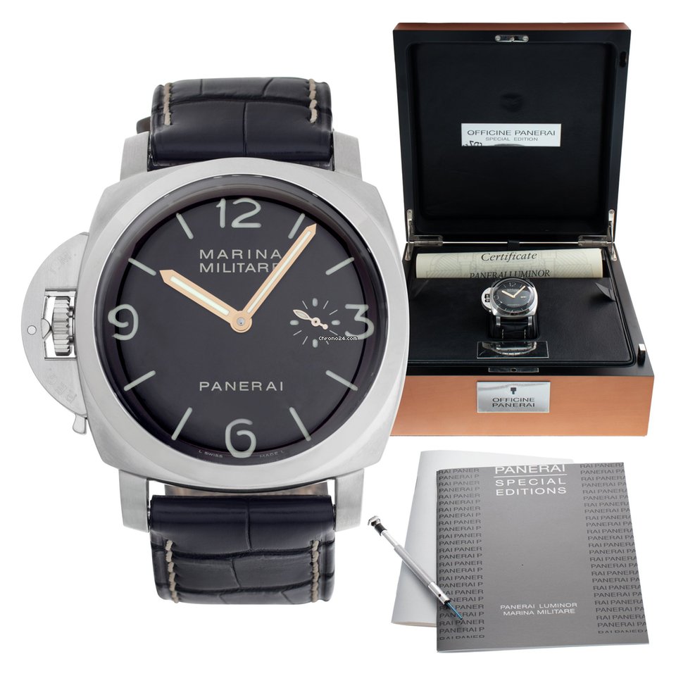 Panerai Special Editions Mens watch Unisex Manual winding Steel PAM217 Replica 8