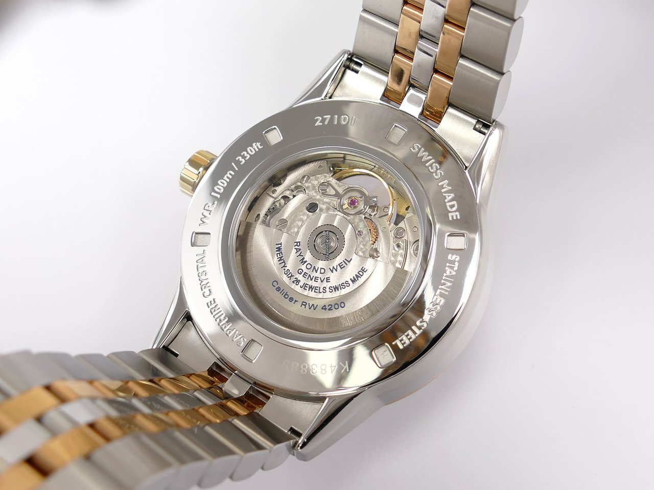 Raymond Weil Freelancer Mens watch Unisex Automatic Gold Steel 27101 Replica 8