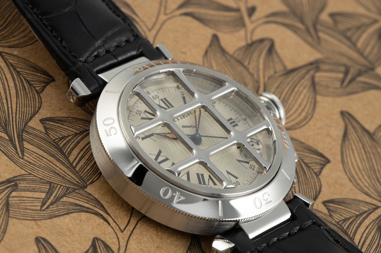 Cartier Pasha Mens watch Unisex Automatic Steel W3102255 Replica 8