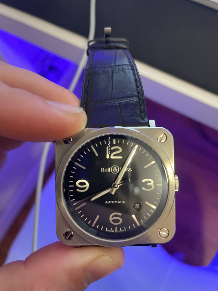 IMG_9081 Bell & Ross BR S Mens watch Unisex Automatic Steel BRS92-BL-ST Replica 8
