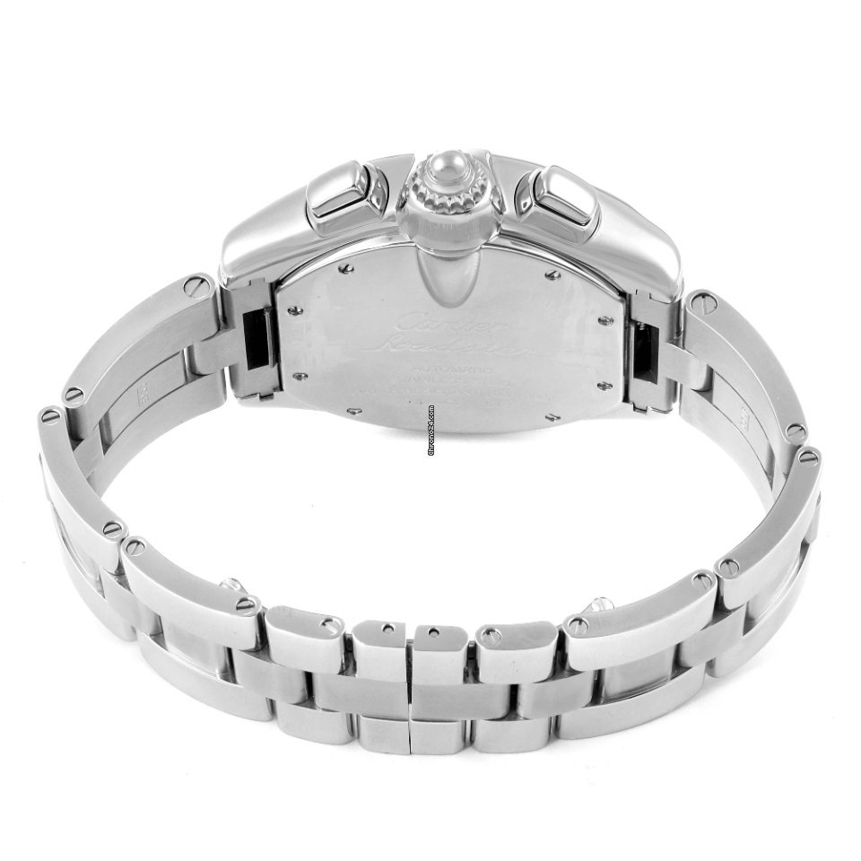 IMG_9081 Cartier Roadster Mens watch Unisex Automatic Steel W62020X6 Replica 8
