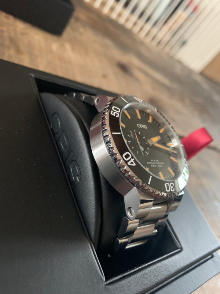 IMG_9081 Oris Aquis Small Second Mens watch Unisex Automatic Steel 01 743 7733 4159-07 4 24 64EB Replica 8
