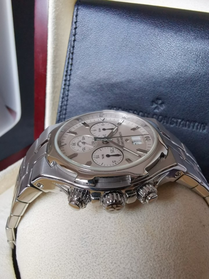 IMG_9081 Vacheron Constantin Overseas Chronograph Mens watch Unisex Automatic Steel 49140-423A-8790 Replica 8