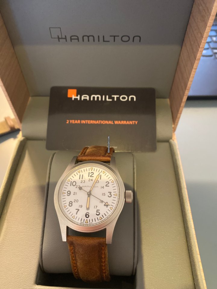IMG_9081 Hamilton Khaki Field Mens watch Unisex Manual winding Steel H69439411 Replica 8