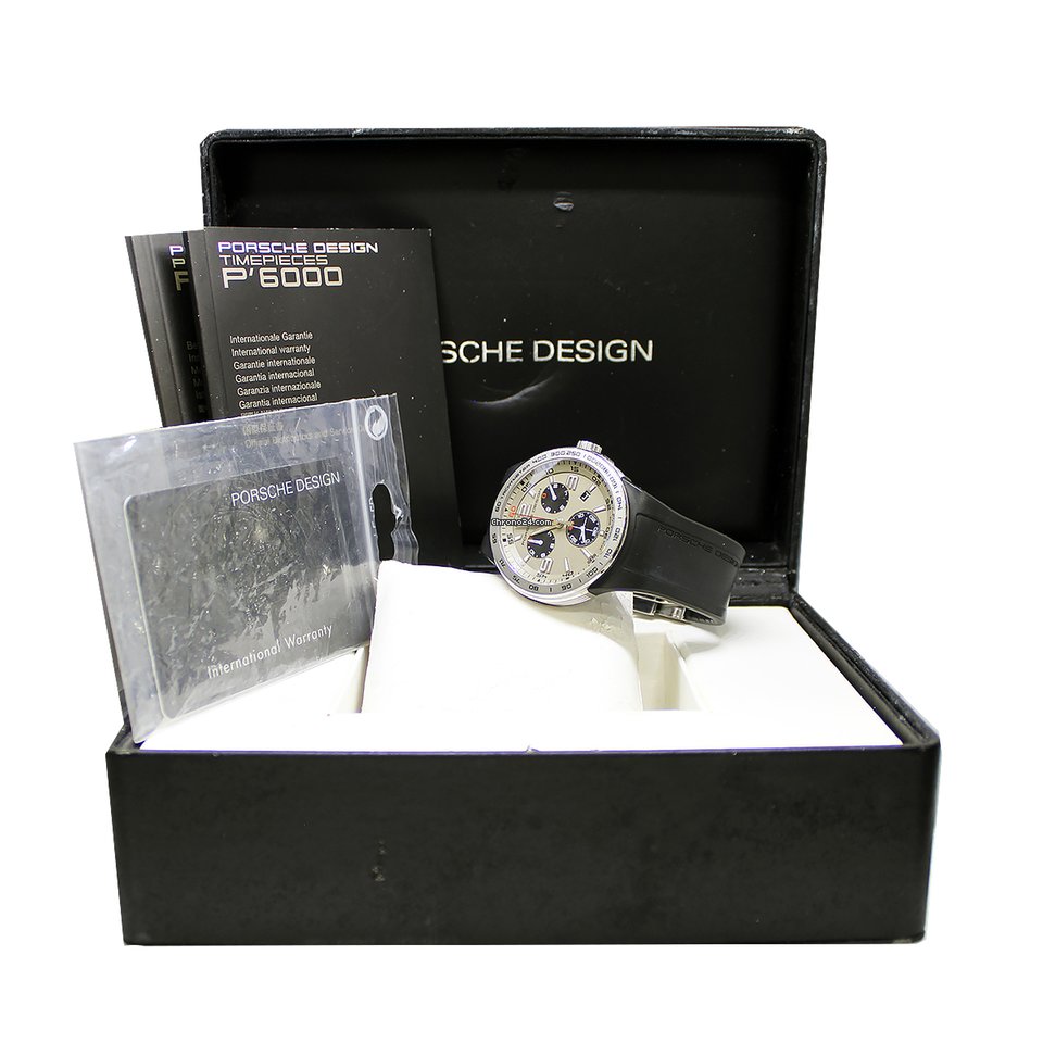 Porsche Design Flat Six Mens watch Unisex Quartz Steel P6320 Replica 8