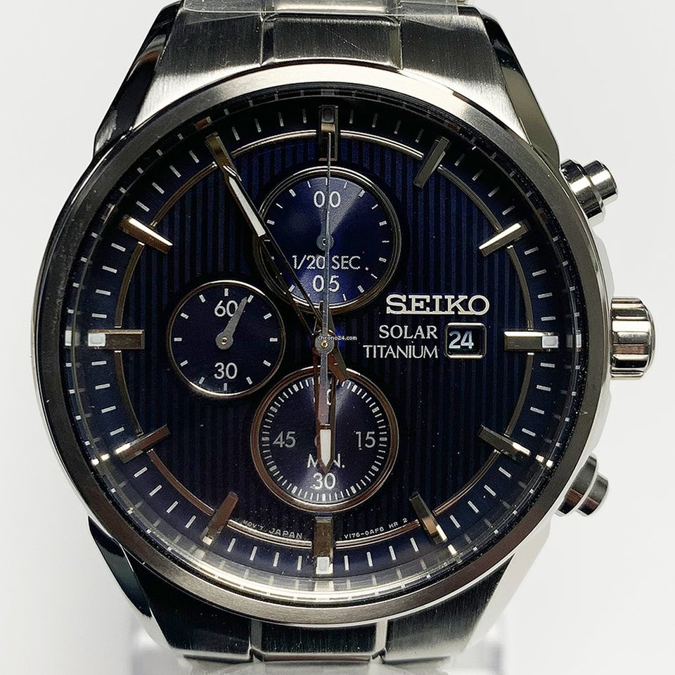 Seiko Mens watch Unisex Quartz Titanium SSC365P1 Replica 8