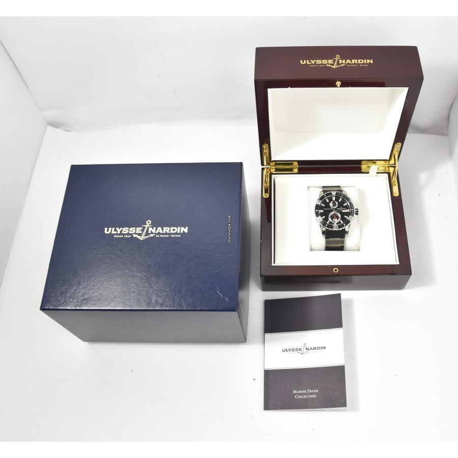 IMG_9081 Ulysse Nardin Diver Chronometer Mens watch Unisex Automatic Steel 263-10 Replica 8