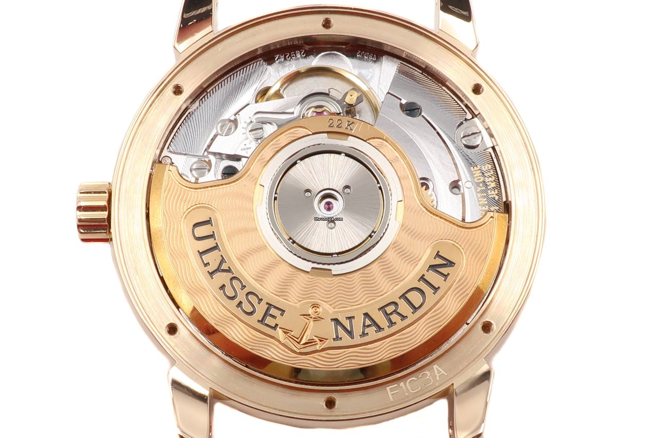 IMG_9081 Ulysse Nardin Classico Womens watch Automatic Yellow gold 8106-116 Replica 8