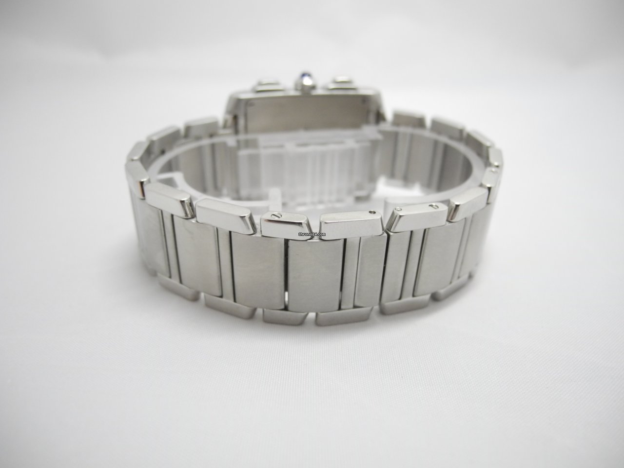 IMG_9081 Cartier Tank Francaise Mens watch Unisex Quartz Steel Ref.Nr.2303 Replica 8