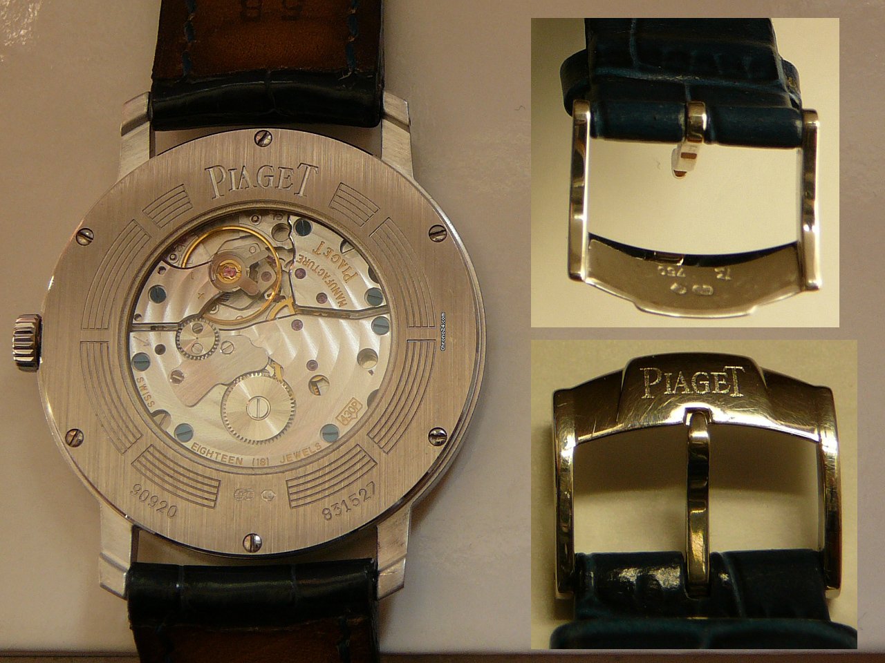 Piaget Altiplano Mens watch Unisex Manual winding White gold GAO24052 Replica 8