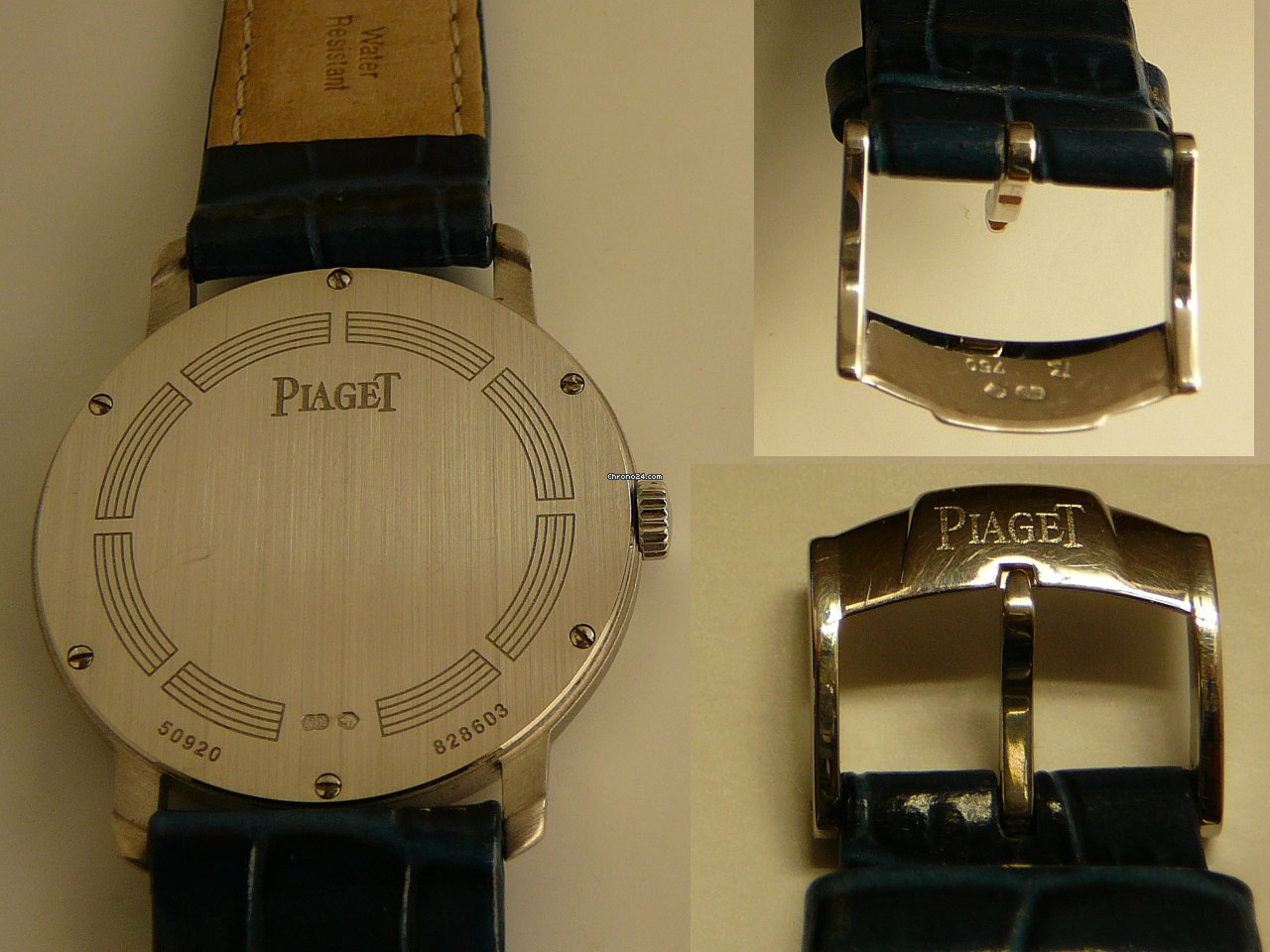 IMG_9081 Piaget Altiplano Mens watch Unisex Quartz White gold GAO24052 Replica 8