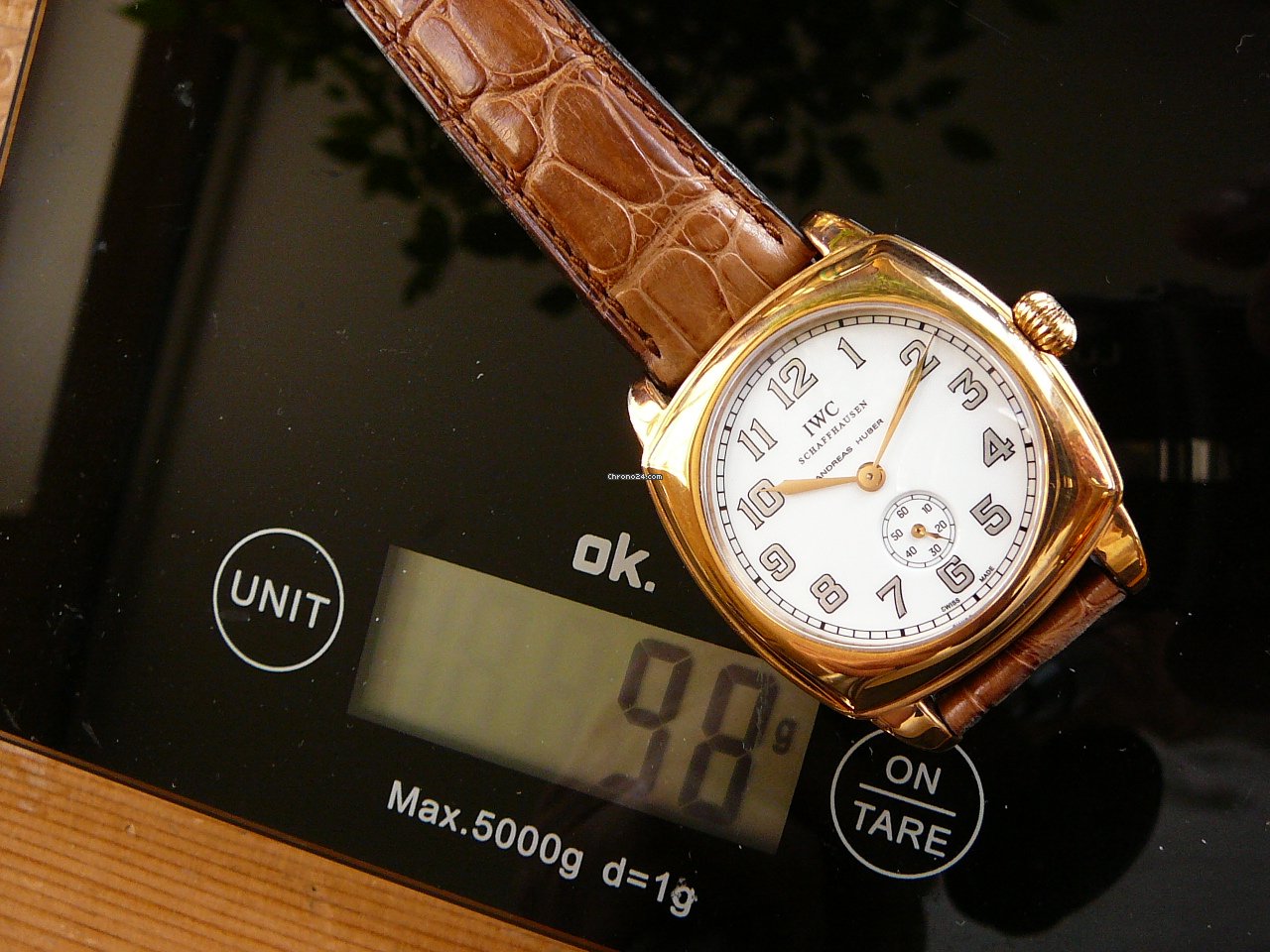 IMG_9081 IWC Mens watch Unisex Manual winding Red gold 2555-01 Replica 8