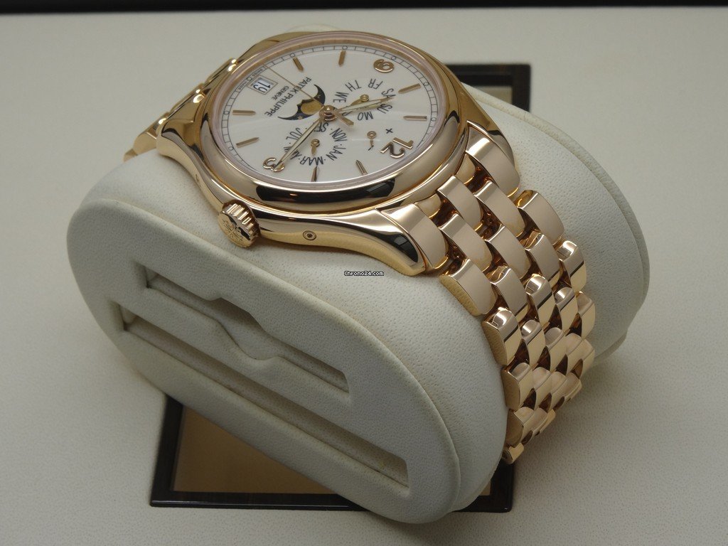Patek Philippe Annual Calendar Mens watch Unisex Automatic Rose gold 5146 1R-001 Replica 8